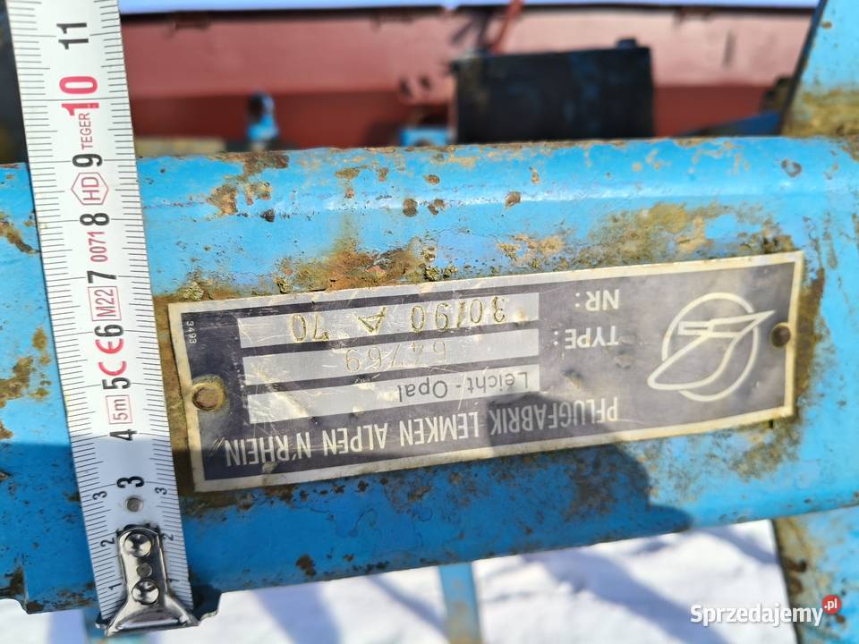Pługi obrotowe 3 Lemken Krone Wieluń sprzedam