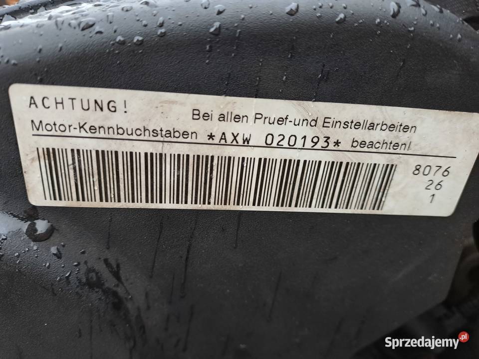 Audi A3 8L 20 FSi 150 skrzynia biegów kod GQP Rok produkcji 2008 śląskie Jastrzębie-Zdrój