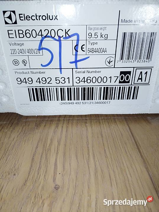 Sprzedam nową plyte elektrolux małopolskie Kraków sprzedam