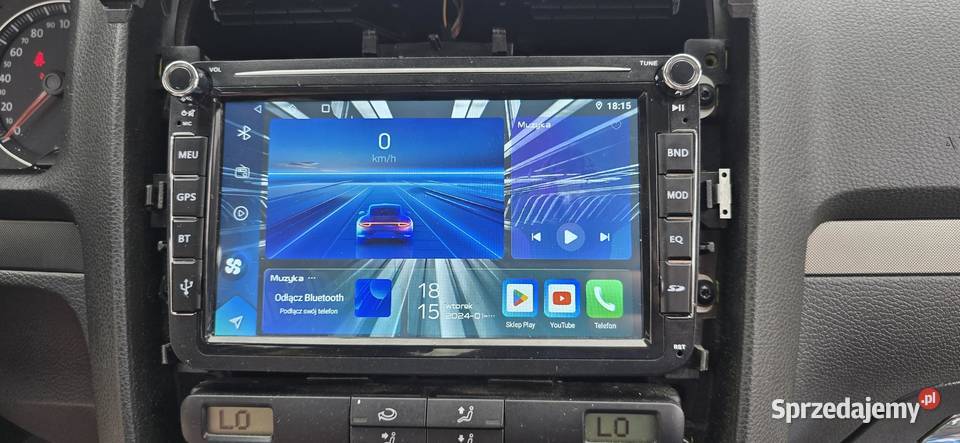 RADIO 2DIN ANDROID DOTYK VW GOLF V osobowe Wyposażenie wnętrza