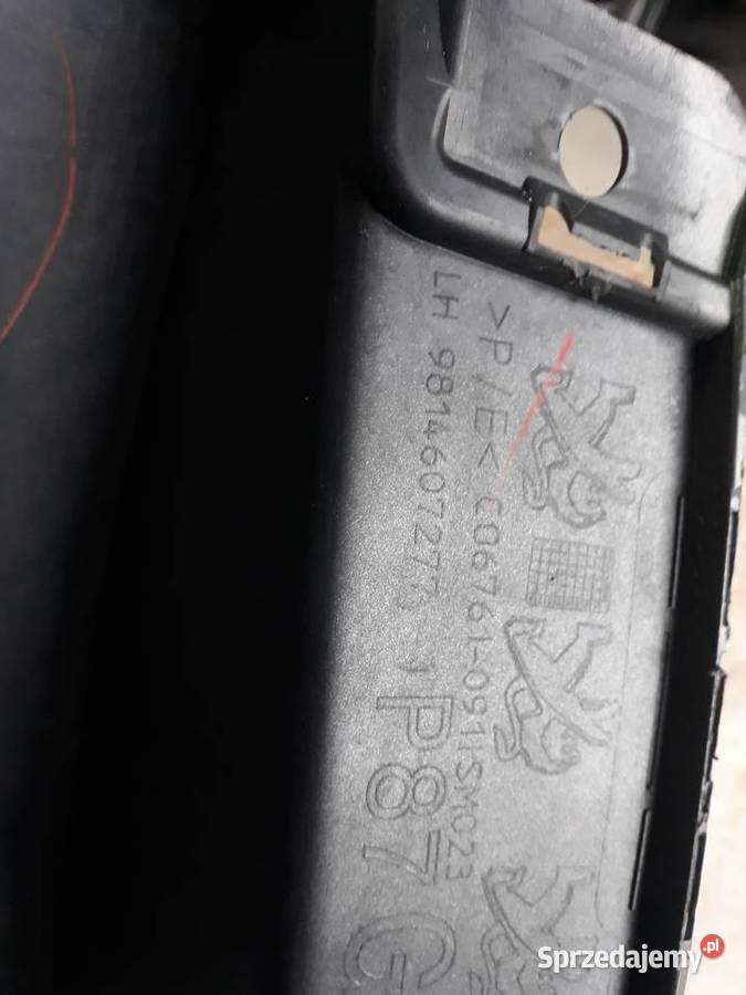 PEUGEOT 5008 II NAROŻNIK ZDERZAKA LEWY TYŁ
