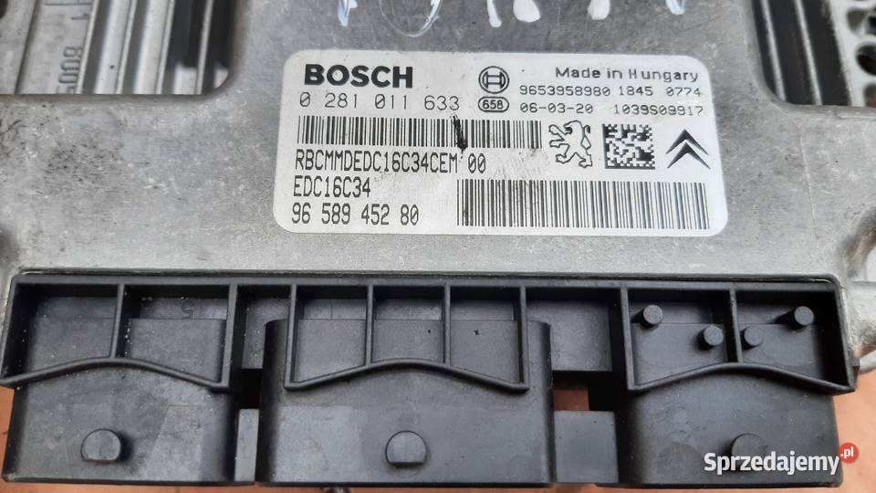 zestaw startowy Peugeot 407 16 HDI 9658945280 Dębno