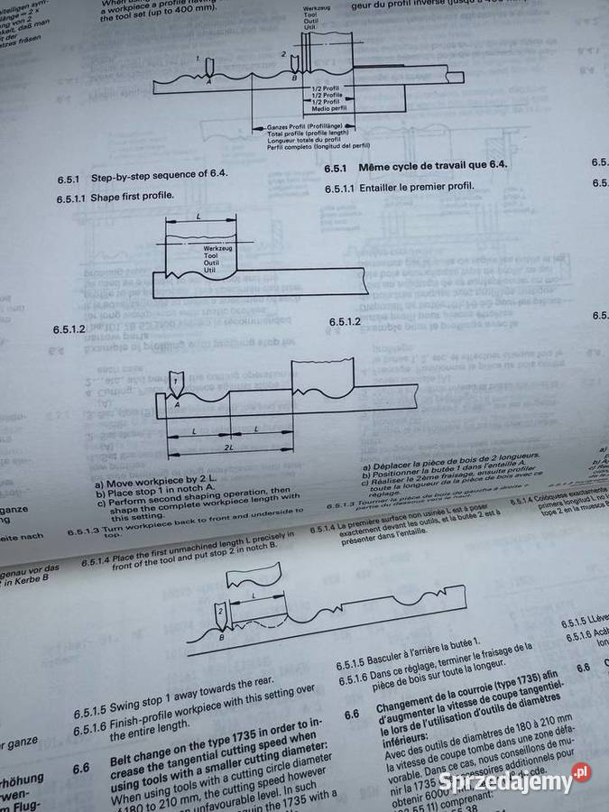 Frezarka pozioma HolzHer 1735 Miastko