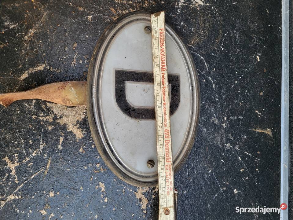 ZNACZEK D DEUTSCHLAND EMBLEMAT TABLICA PORSCHE Rybnik