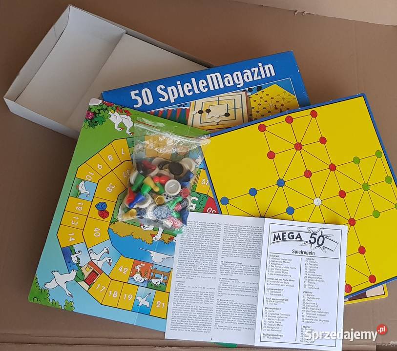 50 Spiele Magazin zestaw gier planszowych Kraków