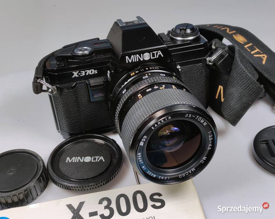 Minolta X370s z obiektywe Exakta 3570 dolnośląskie Wrocław sprzedam