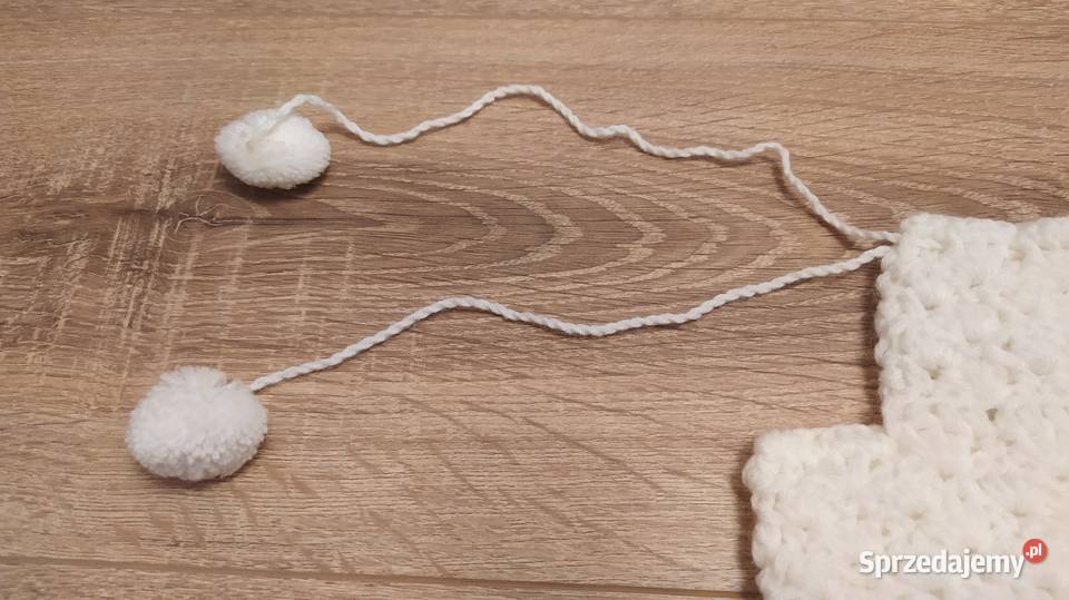 KOMPLET NIEMOWLĘCY czapeczka sweterek buciki uniseks Hajnówka