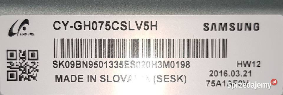 BN4102156 BN947448R płyta do tv samsung Warszawa