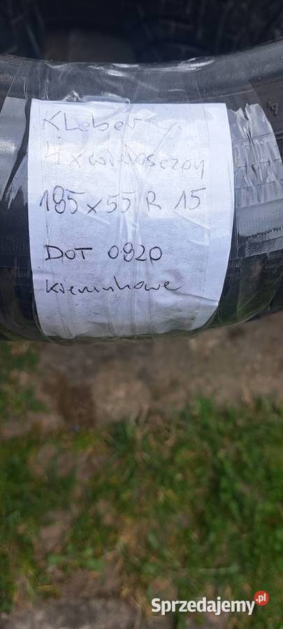 Opony 185x55r15 Kleber 4 sztuki wielosezon łódzkie Smardzewice