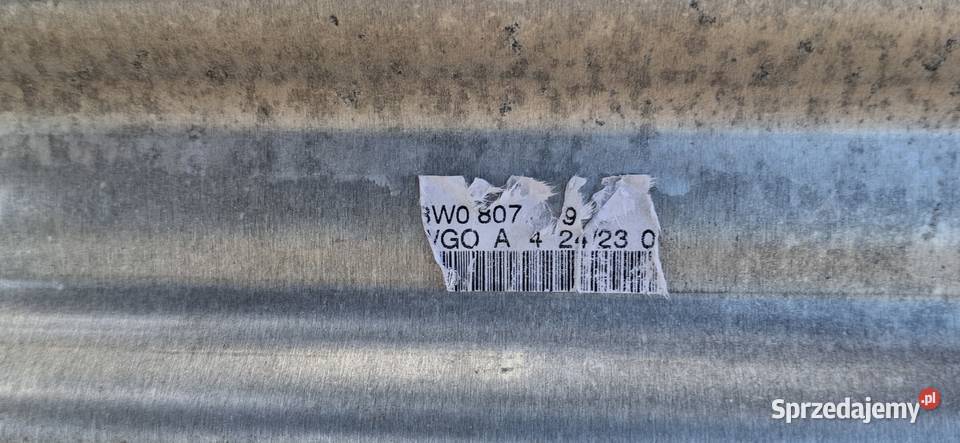 AUDI A4 B9 BELKA ZDERZAKA TYŁ TYLNA WZMOCNIENIE Bieleń