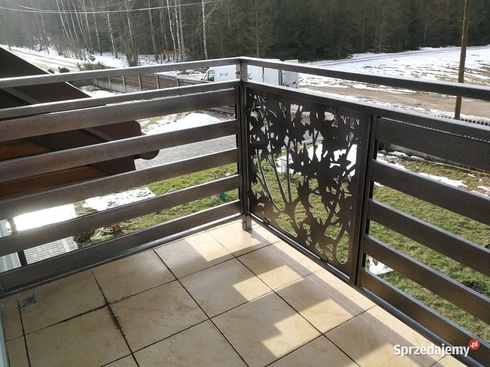 balkon wzór wypalany z blach laserem Radomsko