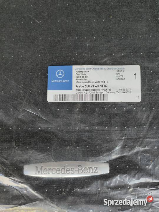 Dywaniki OE Mercedes W204 S204 wielkopolskie Bolewice sprzedam