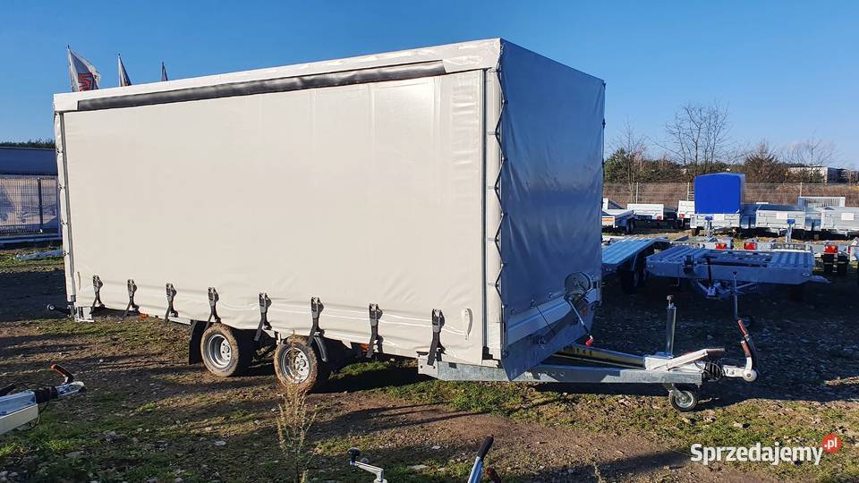 Przyczepa BORO laweta ATLAS 45x2 2700DMC firanka sprzedam