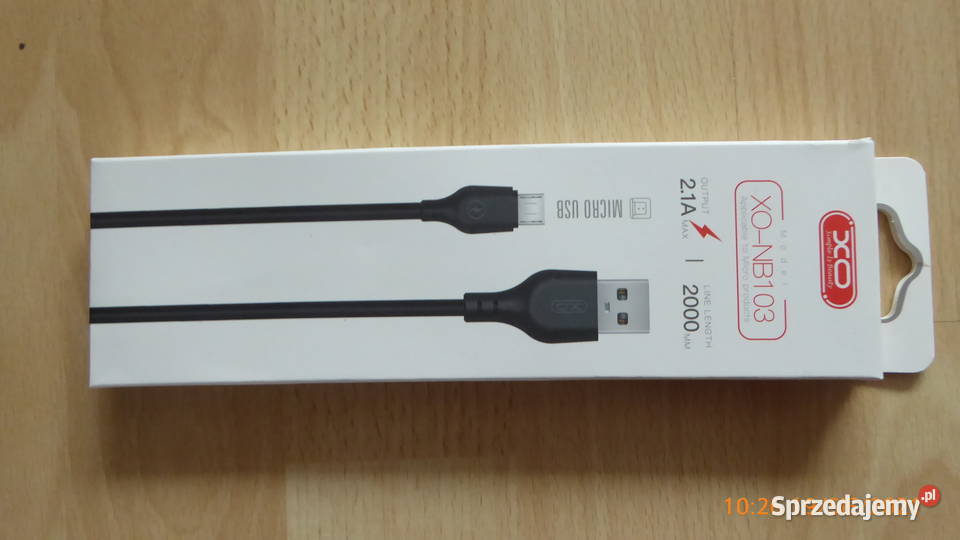 Nowy przewód dwumetrowy USBmicroUSB 21A XONB103 Olsztyn