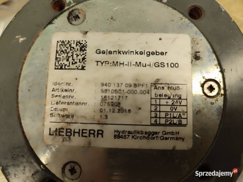 Enkoder 075908 LIEBHERR A900 C Wilkowo sprzedam