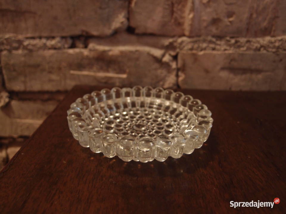 Duża stylowa popielniczka stara popielnica Łódź