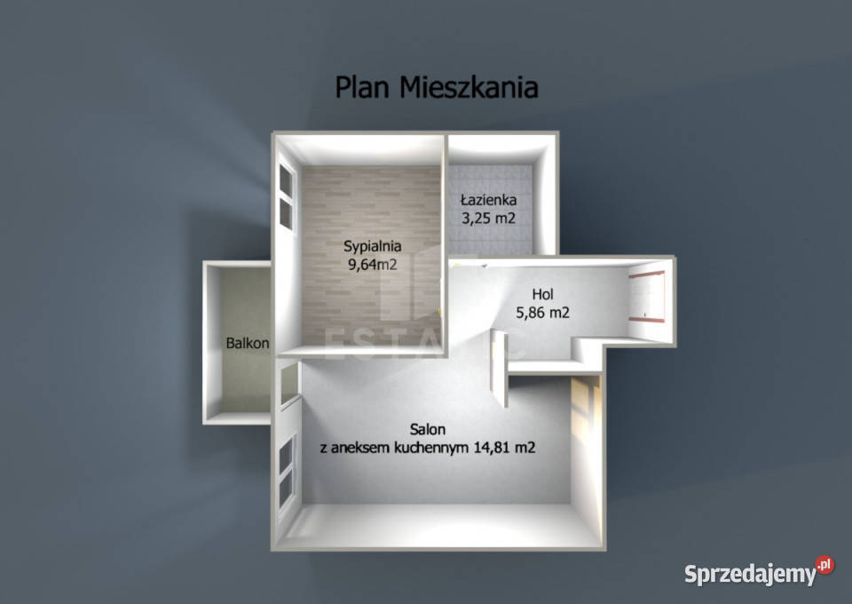 Mieszkanie Gdańsk Olszyńska 3462m2 2 pok