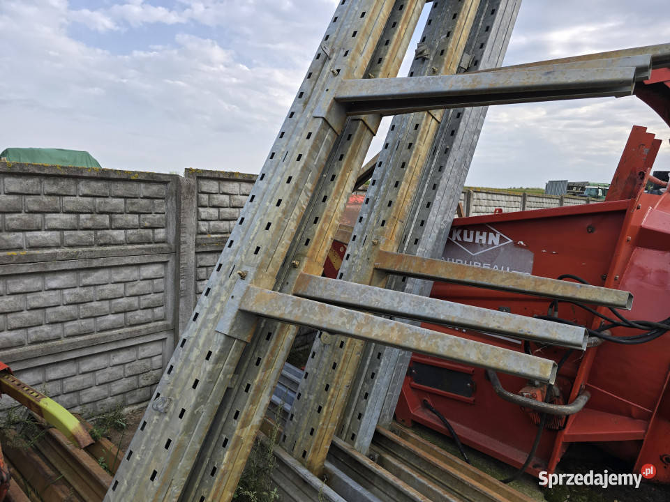 Regały wolnostojące duże 45 m h półki 1 m stopy Serwatki