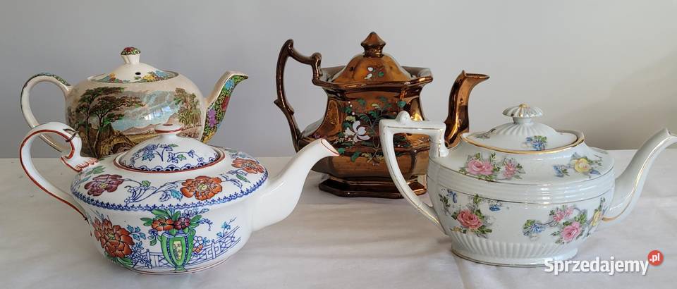 Angielski zabytkowy dzbanek Staffordshire z Kraków sprzedam