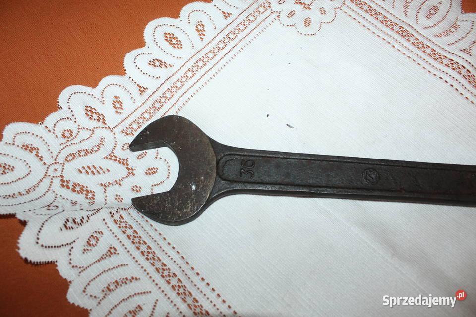 Klucz płaski dwustronny 30 x 36 mm czasy PRL