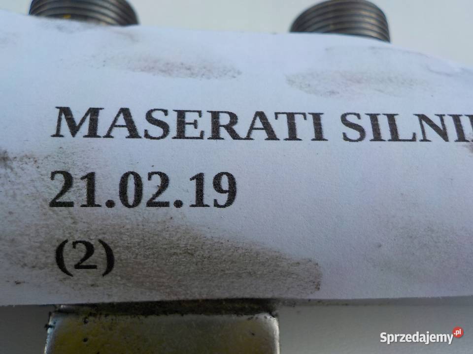 MASERATI GHIBLI 30D LISTWA WTRYSKOWA osobowe Nowy Tomyśl sprzedam