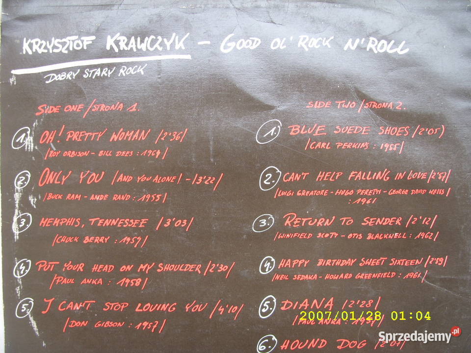 POP LP winyl KRZYSZTOF KRAWCZYK STARY ROCK płyta winylowa Wołów sprzedam