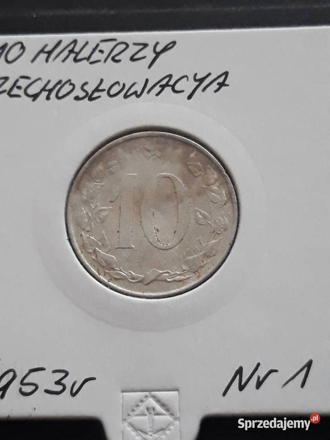 10 Halerzy Czechosłowacja 1953 r 1 Konin