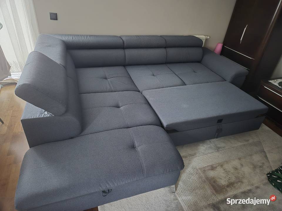 Narożnik z funkcją spania pow 272x222 Kraków sprzedam