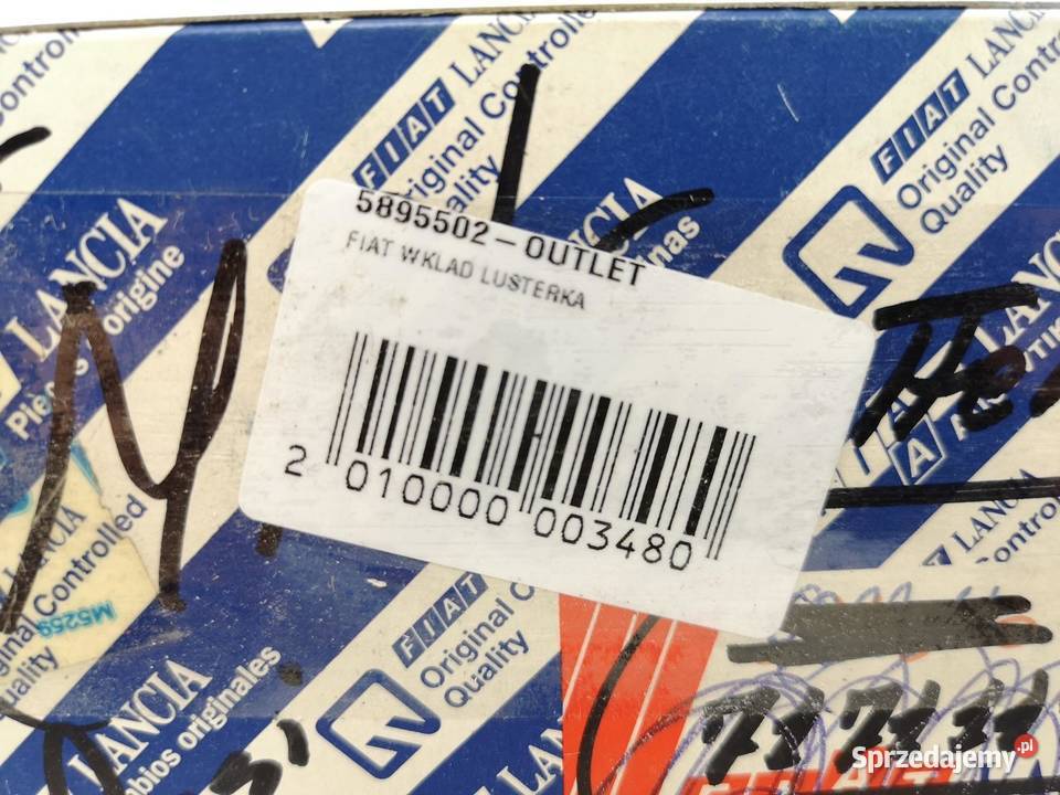 WKŁAD LUSTERKA LEWEGO FIAT MAREA 19962002 NOWY