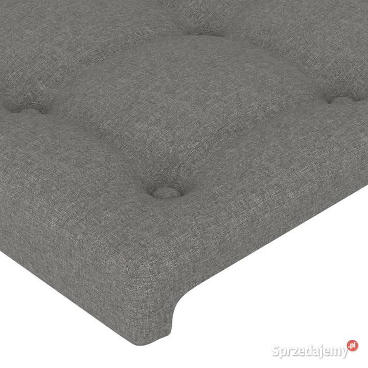 Zagłówek do łóżka z LED ciemnoszary 100x5x118128 Warszawa