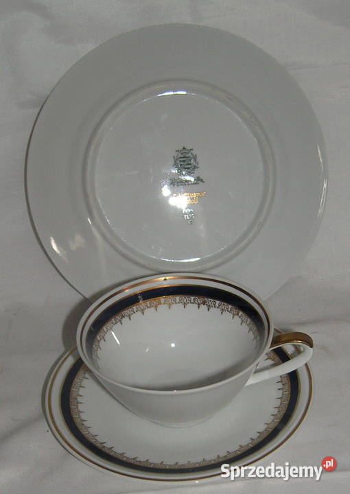filiżanka vintage trio WeimarD25 Porcelana i szkło