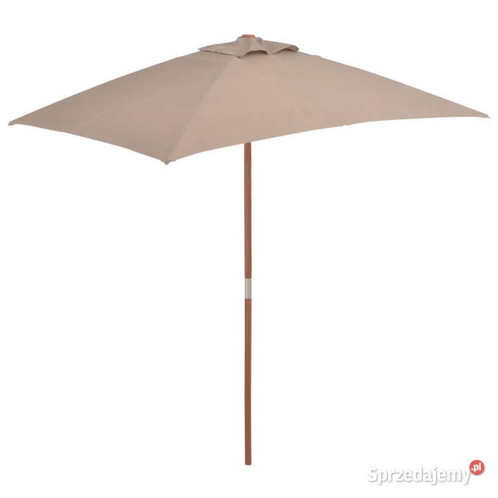 Parasol ogrodowy na drewnianym słupku 150 x 200 Warszawa