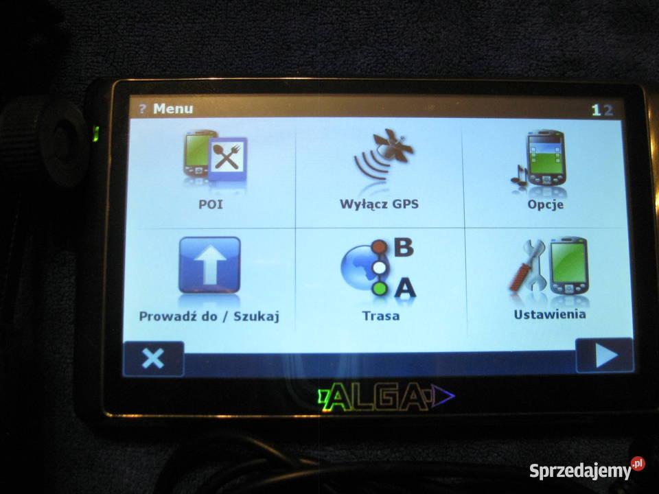 Nawigacja Alga 6005 BTHD 7 Ełk