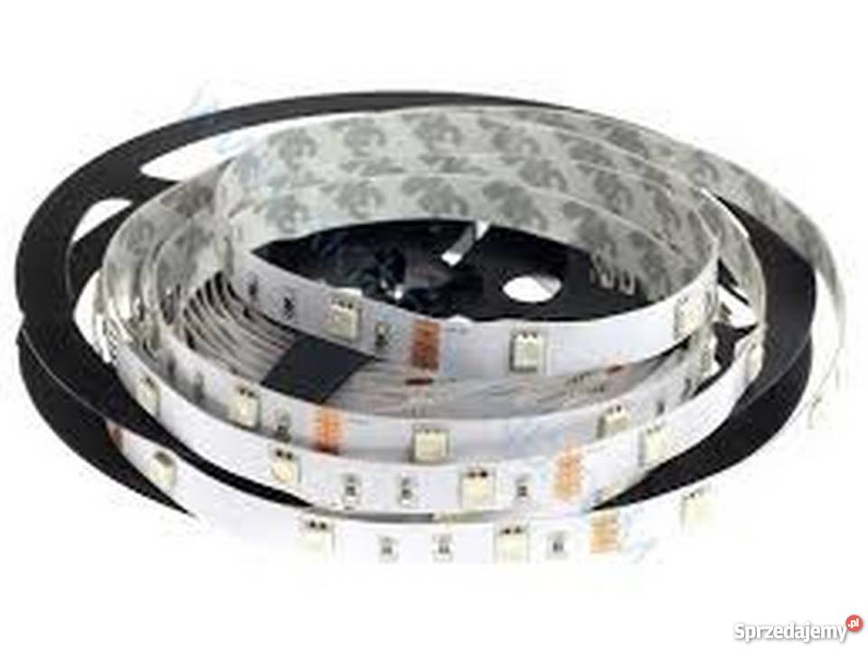 NOWA WODOSZCZELNA TAŚMA LED SMD 5050 RGB 5m biały pomorskie