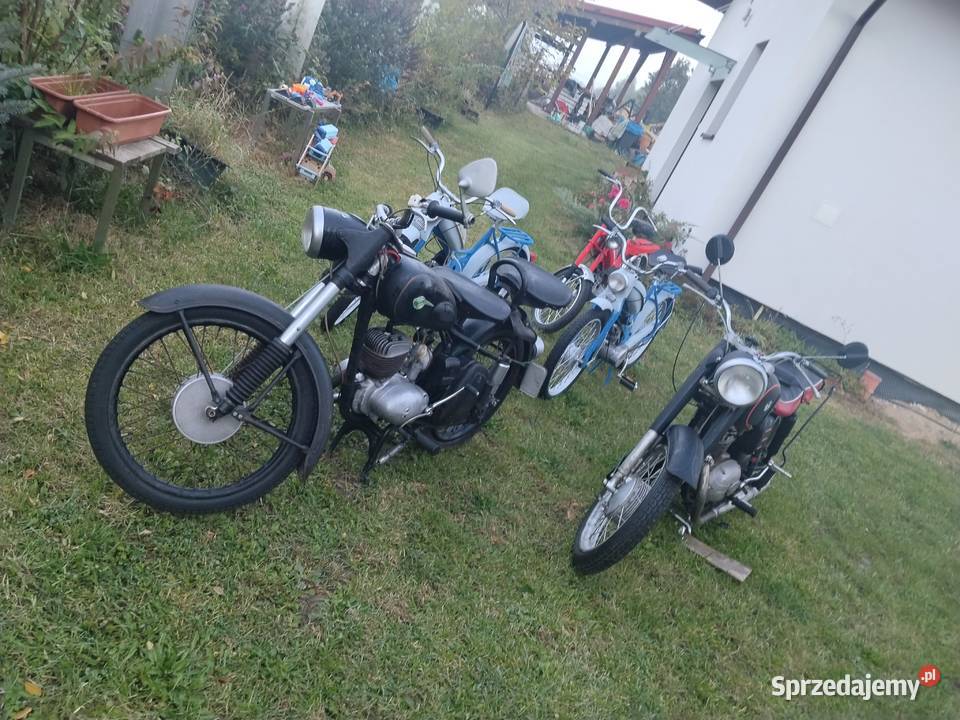 Pannonia 250 i Rt mz 125 z dokumentami komar turystyczny Tenczynek