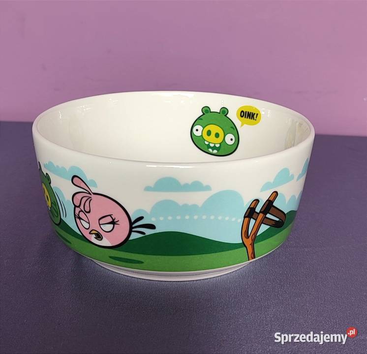 ANGRY BIRDS miska Arabia Finland sygnatura Jasień