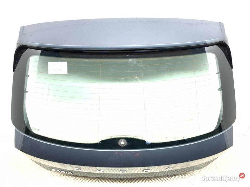 KLAPA TYŁ SKODA FABIA III Hatchback TYLNA