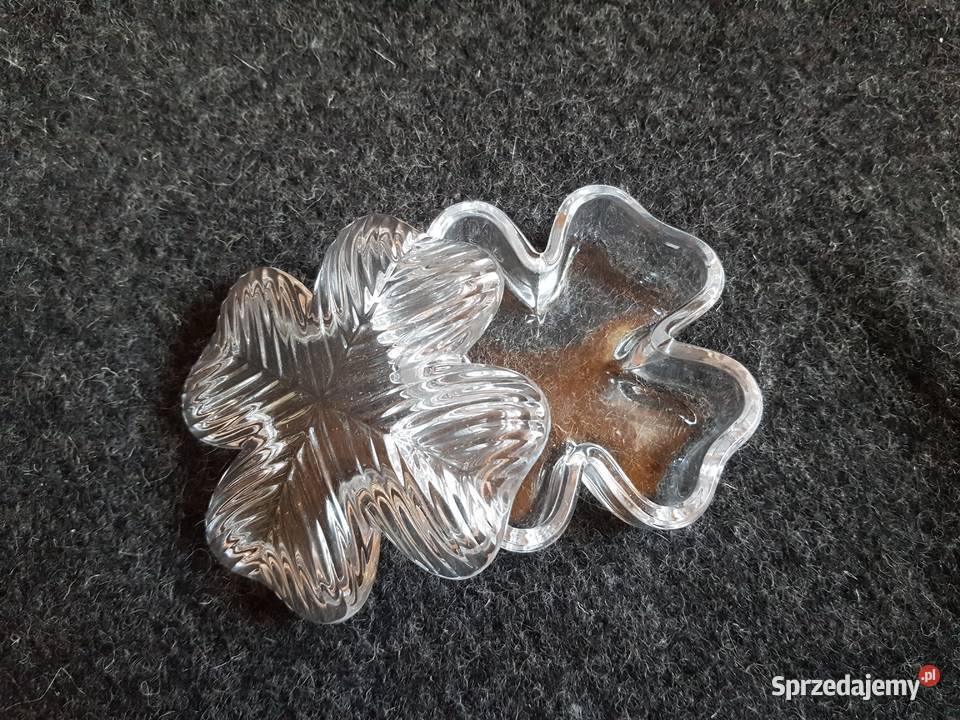 Nachtmann kryształowe puzderko koniczynka Myszków