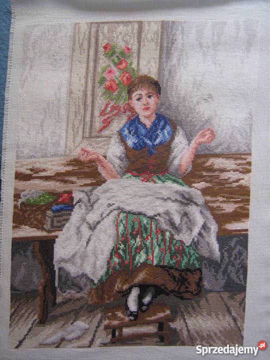 Obraz haftowany Hafciarka Białystok