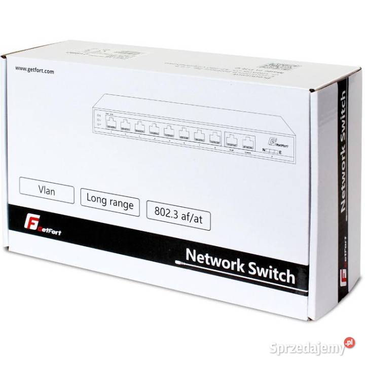SWITCH POE GETFORT 8FE2GE 120W Wysokiej jakości śląskie Knurów