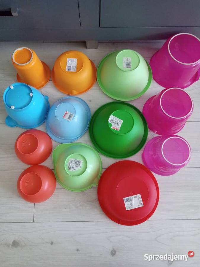 Zestaw misek plastikowych śląskie Mysłowice sprzedam