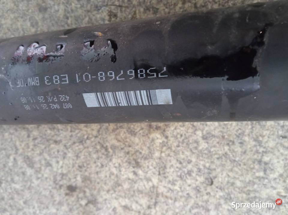 WAŁ NAPĘDOWY 30 D 286 7586768 Bmw X3 I 20032010