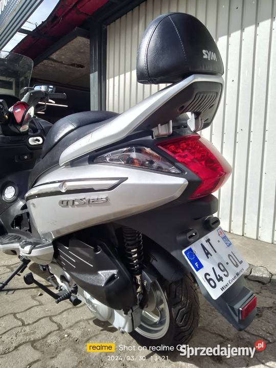 SYM GTS 125 srebrny Dąbrowa Górnicza