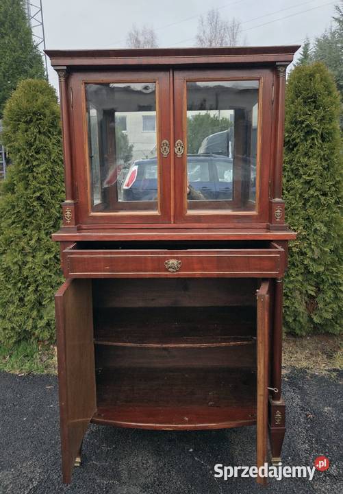 Witryna mahoniowa XIX w 9300