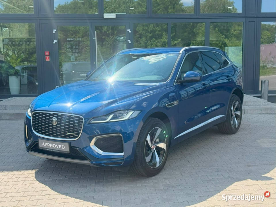 Jaguar FPACE FPace 20D I4 204 AWD Auto RDynamic wielofunkcyjna kierownica Motoryzacja Łódź