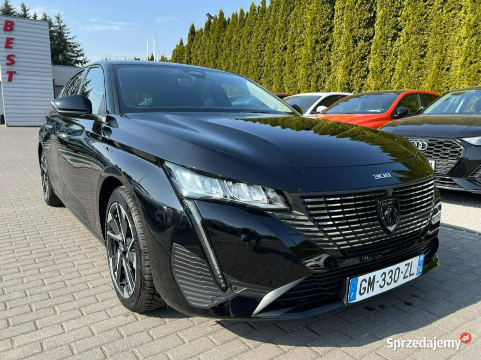 Peugeot 308 Automat Kamera FullLED P5 2021 czarny wielkopolskie sprzedam