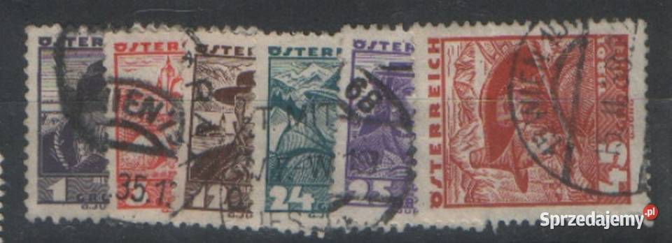 Zn Austria Mi 567 8 73 5 6 80 kas 1934 Gliwice