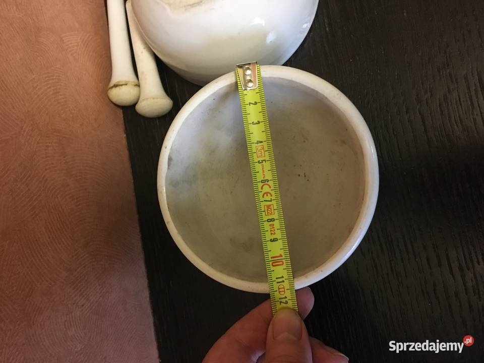 Ćmielów porcelanowe pojemniki apt i moździerze 1 Warszawa