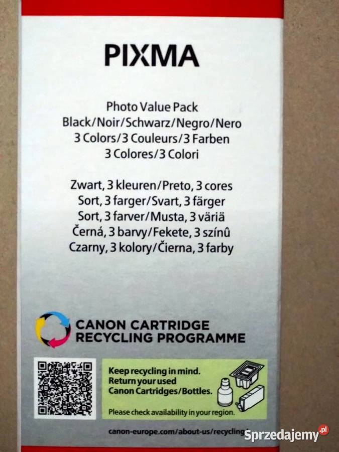 Canon Pixma 3713C008 zestaw tuszów czarny i mazowieckie Warszawa