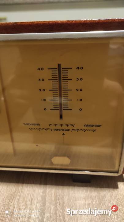 Zegar Maszk MAJAK Termometr Barometr Zegarki Dębica